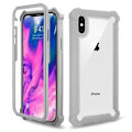 Pikkukuva 9 / 11: iPhone X/XS - Stötdämpande Smart Skyddsfodral Svart/Röd