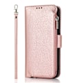 Pikkukuva 11 / 11: Plånboksfodral i Mikrofiberläder med Dragkedja - iPhone 15 Red