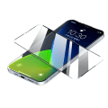 Miniatyrbillede 11 af 11: iPhone 12 Mini Skärmskydd Carbon-fiber 9H 0,3mm Transparent Svart
