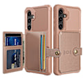 Miniatyrbilde 8 av 11: Samsung Galaxy A35 5G - Plånboksfodral i PU-läder med magnetiskt hållare Röd