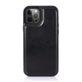 Miniatyrbillede 9 af 11: Elegant Skyddande läderfodral för iPhone 15 Pro Max Röd