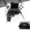 Pikkukuva 5 / 9: RGB-kontrollerladdningsstation för PlayStation 5. Snabb laddning med LED-indikator. White