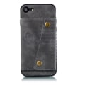 Miniatyrbillede 7 af 11: iPhone 7 - Smart Stilrent Retro Skal med Kortfack Svart