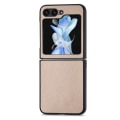 Pikkukuva 5 / 11: Litchi-mönstrat skal för Samsung Galaxy Z Flip 5 Khaki