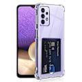 Pikkukuva 1 / 6: Samsung Galaxy A32 - Skal med Korthållare Transparent