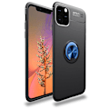 Miniatyrbild 1 av 11: iPhone 11 - Skyddande Stilrent Skal med Ringhållare Svart/Blå