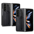 Miniatyrbilde 11 av 11: Läderfodral med pennhållare för Samsung Galaxy Z Fold 5 Red