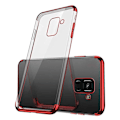 Miniatyrbild 4 av 11: Samsung Galaxy A8 2018 - Skyddande Silikonskal (FLOVEME) Svart