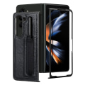 Miniatyrbilde 6 av 11: Läderfodral med pennhållare för Samsung Galaxy Z Fold 5 Brown
