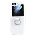 Miniatyrbillede 2 af 8: Samsung Galaxy Z Flip 5 - Frostat Skal med Ringhållare Transparent