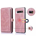 Pikkukuva 10 / 11: Samsung Galaxy S10 Plus - Smart Plånboksfodral Roséguld