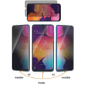 Miniatyrbilde 5 av 11: Samsung A70 3-PACK Anti-Spy Skärmskydd 9H Screen-Fit Sekretessglas
