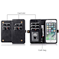 Miniatyrbilde 11 av 11: iPhone 7 - Dubbelfunktions Plånboksfodral Brun