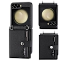 Miniatyrbillede 2 af 11: Samsung Galaxy Z Flip 6 Fodral med Kortförvaring & Justerbar Rem Röd