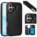 Pikkukuva 7 / 11: iPhone 16 Plus - Wallet Case, Elegant, Praktisk och Säker Brun