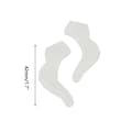 Anti-Slip Slidfast Brillekrog Genomskinlig