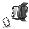 Miniatyrbilde 10 av 10: Karbonfiber Skyddsskal 40mm/44mm - iWatch 4/5 Svart 40mm