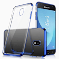 Pikkukuva 1 / 11: Samsung Galaxy J5 2017 - Skyddande Silikonskal (FLOVEME) Blå
