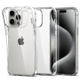 Miniatyrbilde 1 av 11: iPhone 15 Pro - Transparent Stötdämpande Silikonskal (Tunt) Transparent