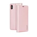 Miniatyrbild 6 av 11: Hanman Plånboksfodral för iPhone X/XS Roséguld Roséguld