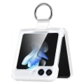 Miniatyrbilde 3 av 8: Samsung Galaxy Z Flip 5 - Frostat Skal med Ringhållare Transparent