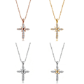 Pikkukuva 5 / 5: Exklusivt Kors Halsband Silver