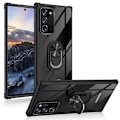 Pikkukuva 1 / 8: Samsung Galaxy Note 20 - Skyddsskal med Ringhållare Svart