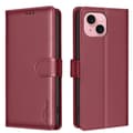 iPhone 14 - Elegant plånboksfodral med RFID-skydd Röd