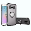 Miniatyrbild 11 av 11: Samsung Galaxy S7 Edge - FLOVEME´S Carbonskal med Ringhållare Mörkblå