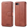 Miniatyrbilde 1 av 11: iPhone 8 - Yazunshi Plånboksfodral Brun
