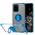 Samsung Galaxy S20 Plus - Silikone etui Ringholder Blå