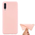 Miniatyrbilde 3 av 11: Samsung Galaxy A70 - Stilsäkert Mattbehandlat Silikonskal NKOBEE White Vit