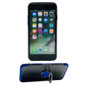 Pikkukuva 5 / 11: iPhone 8 - Robust Silikonskal med Ringh�llare Guld