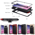 Pikkukuva 3 / 11: Samsung Galaxy S10 Plus - HEAVY DUTY Skyddsskal i Aluminium Röd