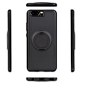 Miniatyrbillede 1 af 11: Huawei P10 - Carbon-Skal med Ringh�llare FLOVEME Röd