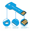 Pikkukuva 6 / 9: USB 2.0 minne flash (Metall) 16GB Grön