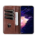 Pikkukuva 10 / 11: iPhone 15 plus - Plånboksfodral 3-kortfack i Läder Dark brown