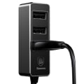 Pikkukuva 5 / 11: Kraftfull 3-USB Port Billaddare BASEUS Grå