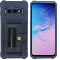 Pikkukuva 3 / 11: Samsung Galaxy S10E - Skyddande Skal med Kortfack Grön