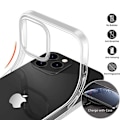 Miniatyrbillede 5 af 11: iPhone 12 Mini - Floveme Silikonskal Transparent Transparent/Genomskinlig