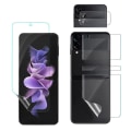 Pikkukuva 3 / 11: 3-PACK Galaxy Z Flip 4 - 4-in-1 Skärmskydd & Kameralinsskydd Transparent