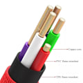 Miniatyrbild 5 av 11: Snabbladdnings Kabel USB-C (Type-C) Röd 2 Meter