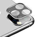 Miniatyrbillede 1 af 11: iPhone 11 Pro Max Kameralinsskydd i Härdat glas + Metalram Guld