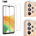Miniatyrbild 3 av 11: Samsung Galaxy A33 5G Sk�rmskydd + Kameralinsskydd HD 0,3mm Transparent