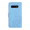 Miniatyrbilde 10 av 11: Samsung Galaxy S10 - Praktiskt Dubbelfunktion Plånboksfodral Himmelsblå