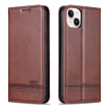 Miniatyrbillede 6 af 11: iPhone 15 - Plånboksfodral 3-kortfack i Läder Brown