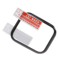 Miniatyrbilde 10 av 11: Apple Watch S1/S2/S3 38/42mm PET + PMMA Mjukt Sk�rmskydd Svart 38mm