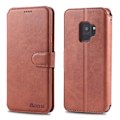 Pikkukuva 1 / 11: Samsung Galaxy S9 - Praktiskt Yazunshi Plånboksfodral Brun