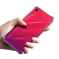 Miniatyrbild 4 av 9: Stöttåligt Kraftfullt Silikonskal - Huawei Y6s Transparent/Genomskinlig