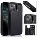 Miniatyrbilde 2 av 11: iPhone 14 Plus - Skal med Korthållare NKOBEE Mörkblå